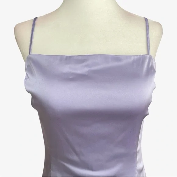 Aritzia Sunday Best Shimmer Mini Dress Lavender 6 NWT - Picture 3 of 15